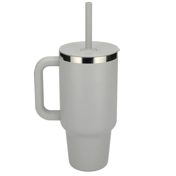 40 oz. double wall insulated stainless steel tumbler with lid and... from ASI 66887 PCNA / Leeds