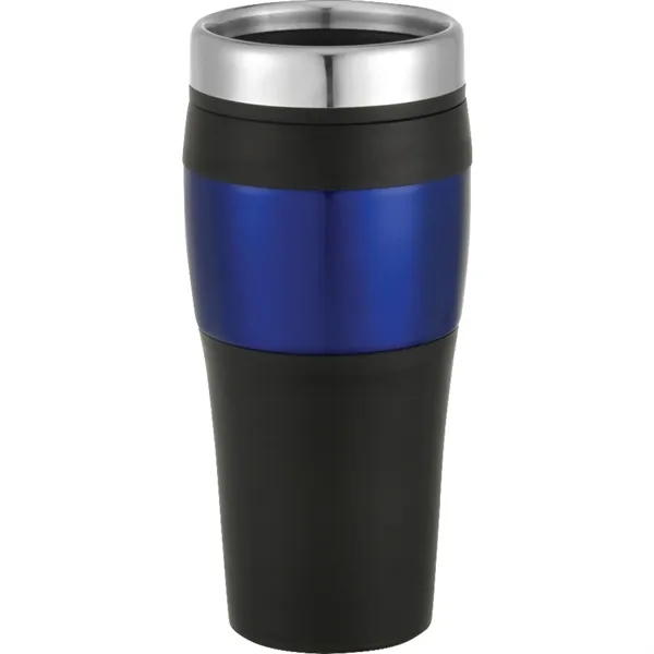 15 oz. travel tumbler with double-wall construction and twist-on lid with... from ASI 66887 PCNA / Bullet