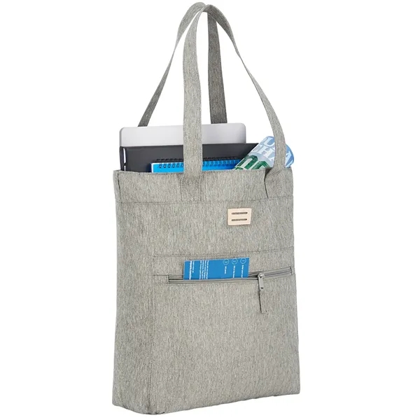 4" x 16" x 16" recycled tote bag with zippered main... from ASI 66887 PCNA / Bullet