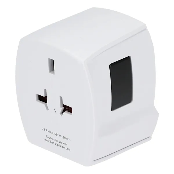 World travel adapter with Dual USB-A and Type-C ports.... from ASI 66887 PCNA / Leeds