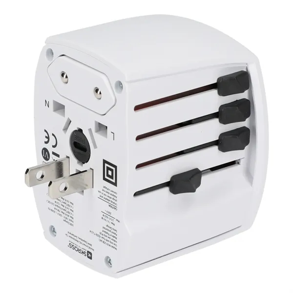 World travel adapter with Dual USB-A and Type-C ports.... from ASI 66887 PCNA / Leeds
