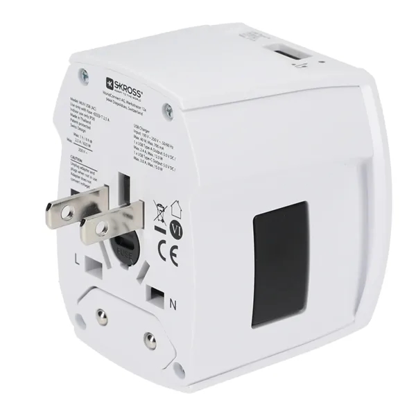 World travel adapter with Dual USB-A and Type-C ports.... from ASI 66887 PCNA / Leeds