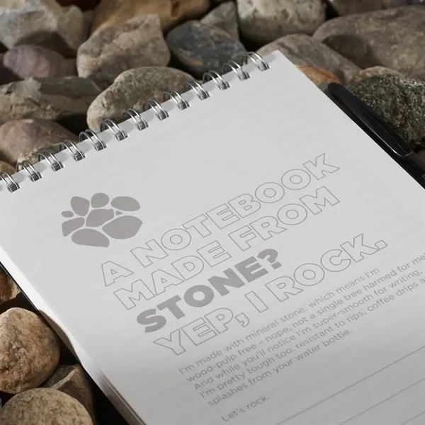 5'' x 7'' mineral stone field reporter notebook with pen.... from ASI 66887 PCNA / Bullet