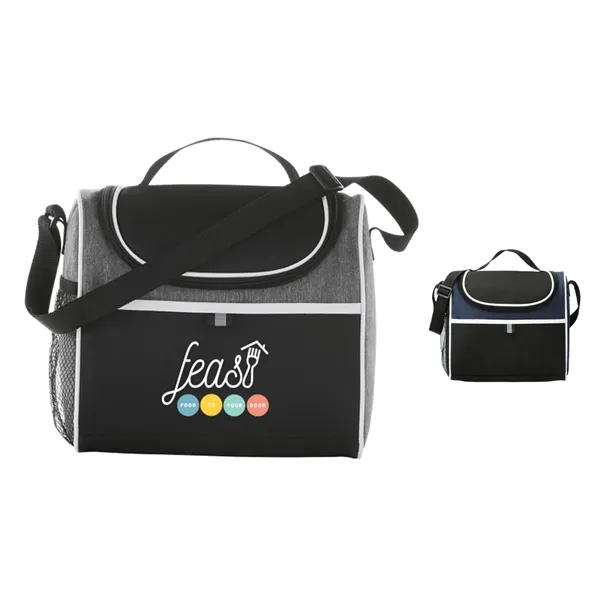 9 can cooler bag with insulated PEVA lining, adjustable shoulder strap... from ASI 66887 PCNA / Leeds