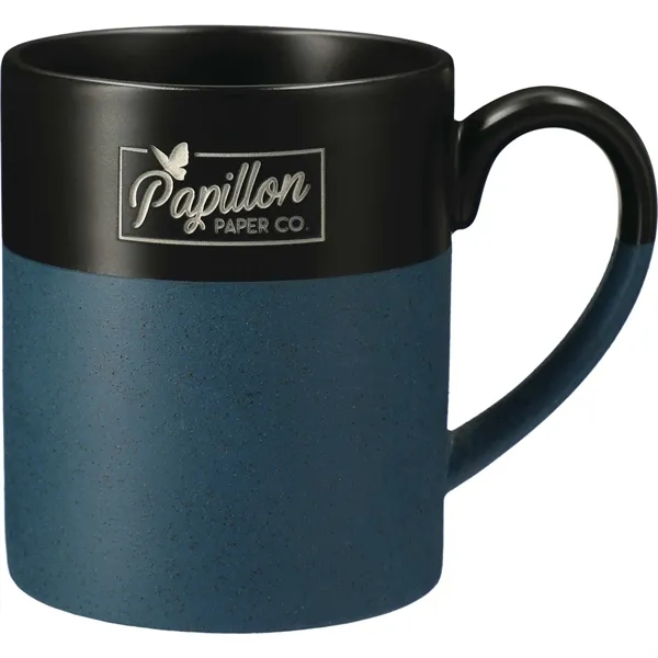 15 oz. two-tone ceramic mug with speckled appearance on bottom and... from ASI 66887 PCNA / Leeds