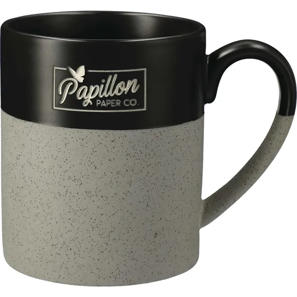 15 oz. two-tone ceramic mug with speckled appearance on bottom and... from ASI 66887 PCNA / Leeds