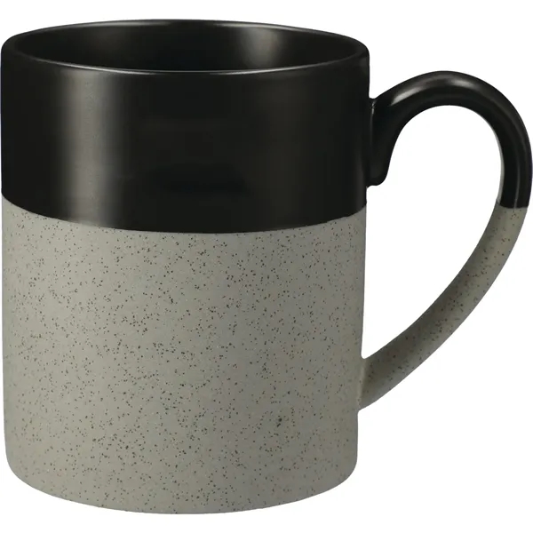 15 oz. two-tone ceramic mug with speckled appearance on bottom and... from ASI 66887 PCNA / Leeds