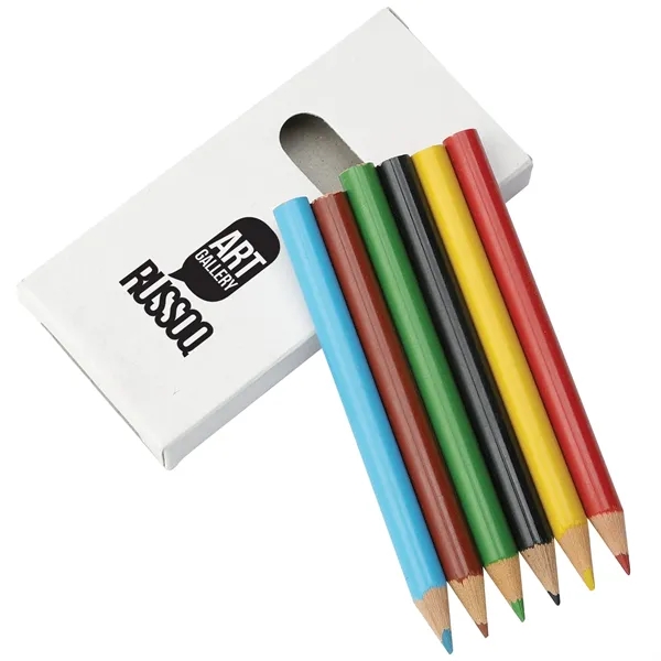 0.37" x 3.56" x 1.75" set of 6 colored pencils... from ASI 66887 PCNA / Bullet