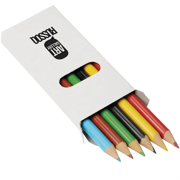0.37" x 3.56" x 1.75" set of 6 colored pencils... from ASI 66887 PCNA / Bullet