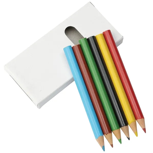 0.37" x 3.56" x 1.75" set of 6 colored pencils... from ASI 66887 PCNA / Bullet