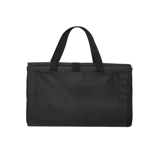 50" x 57" buffalo plaid fleece picnic blanket.... from ASI 66887 PCNA / Leeds