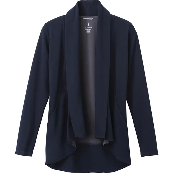 Women's knit blazer made with a distinctive shawl collar, tapered waist... from ASI 66887 PCNA / Trimark