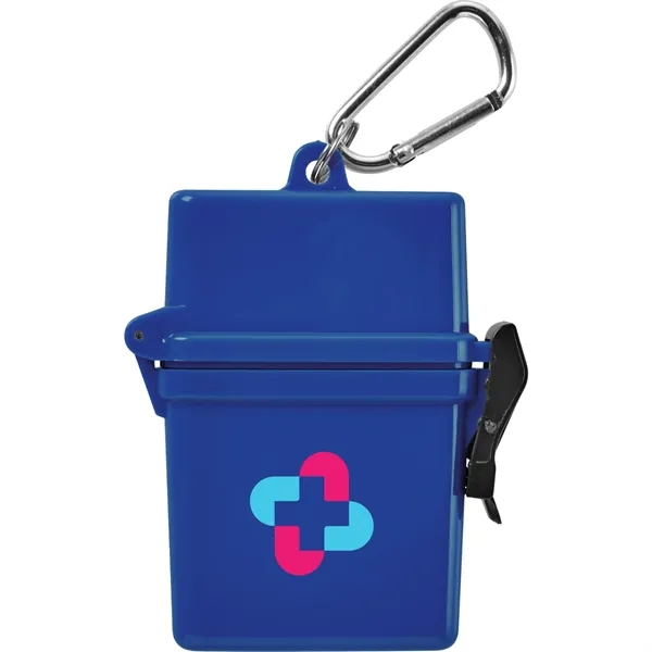 8 piece first aid kit in a flip-top waterproof container with... from ASI 66887 PCNA / Bullet