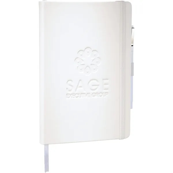 Hard-cover journal with elastic closure, ribbon page marker, 96 lined sheets,... from ASI 66887 PCNA / Leeds