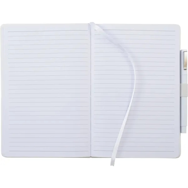 Hard-cover journal with elastic closure, ribbon page marker, 96 lined sheets,... from ASI 66887 PCNA / Leeds