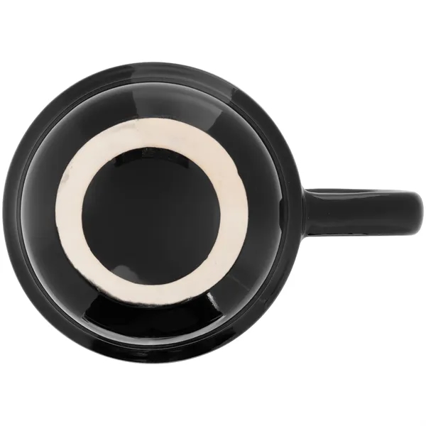 16 oz stackable ceramic mug with glossy colored exterior and matching... from ASI 51197 ETS Express, LLC