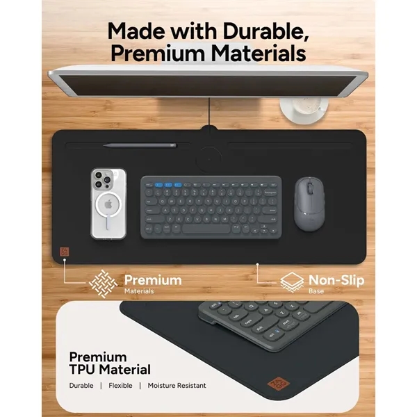 Zagg Desk Mat with Wireless Charging... from ASI 66887 PCNA / Leeds