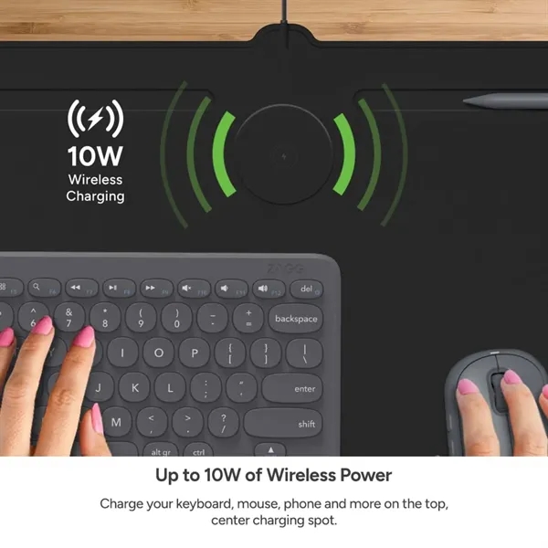 Zagg Desk Mat with Wireless Charging... from ASI 66887 PCNA / Leeds