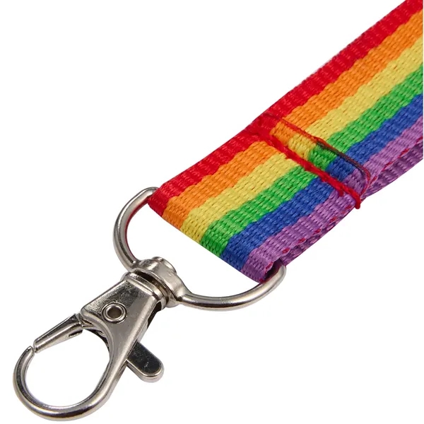 Recycled Rainbow Wrist Lanyard... from ASI 66887 PCNA / Bullet