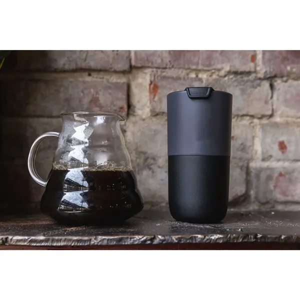 16 oz. tumbler made from 90% post-consumer recycled 18/8 stainless steel.... from ASI 66887 PCNA / Leed’s