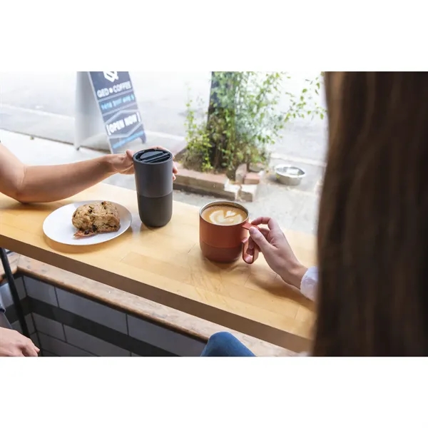 16 oz. tumbler made from 90% post-consumer recycled 18/8 stainless steel.... from ASI 66887 PCNA / Leed’s