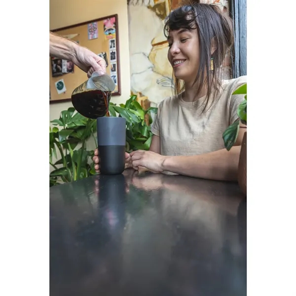 16 oz. tumbler made from 90% post-consumer recycled 18/8 stainless steel.... from ASI 66887 PCNA / Leed’s