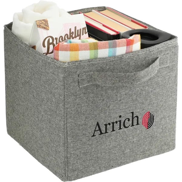 10" x 9.5" x 10" recycled cotton storage cube.... from ASI 66887 PCNA / Leeds