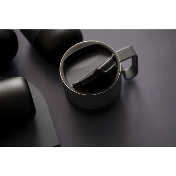 14 oz. double wall, vacuum insulated stainless steel mug with handle.... from ASI 66887 PCNA / Leeds