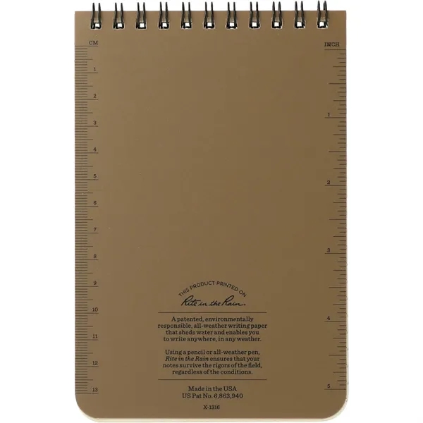 4" x 6" hard cover notebook with 50 sheets of white... from ASI 66887 PCNA / Leeds