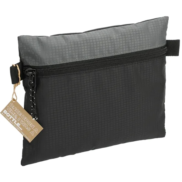 Zippered pouch made of recycled material.... from ASI 66887 PCNA / Leeds