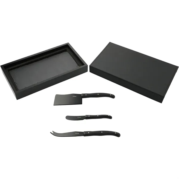 1.45" x 11.4" x 6.6" cheese knife set with 3 knives... from ASI 66887 PCNA / Leeds