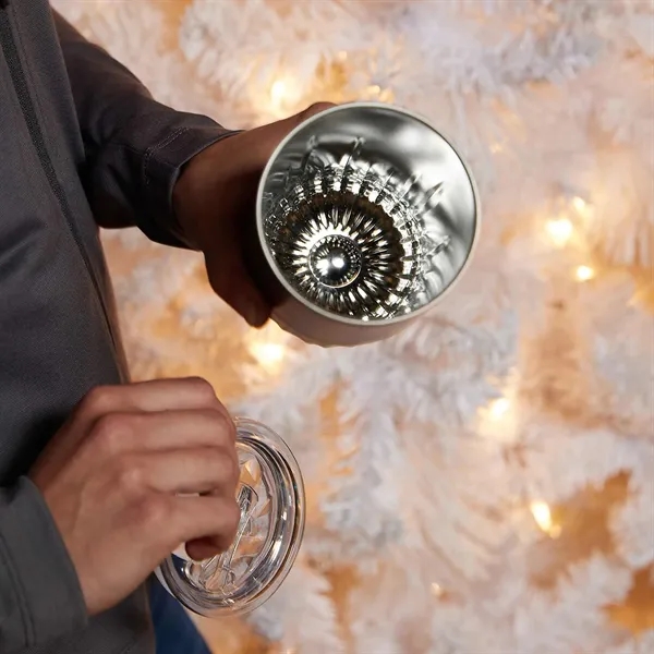 Elite Geometry Recycled Stainless Tumbler 16oz... from ASI 66887 PCNA / Leeds