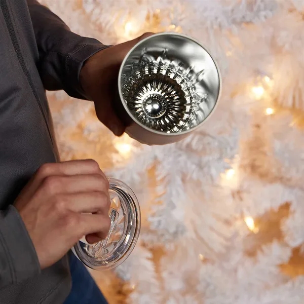 Elite Geometry Recycled Stainless Tumbler 16oz... from ASI 66887 PCNA / Leeds