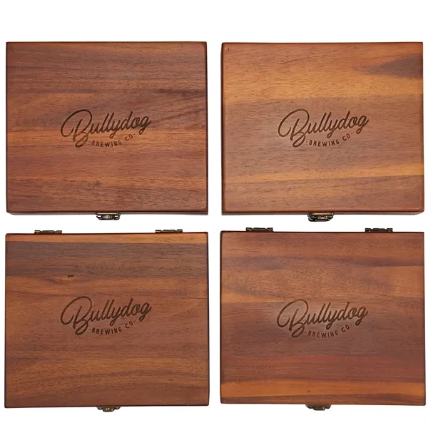 5 piece wine set with a polished acacia wood case.... from ASI 66887 PCNA / Leeds