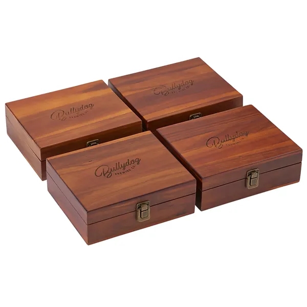 5 piece wine set with a polished acacia wood case.... from ASI 66887 PCNA / Leeds