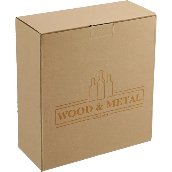 5 piece wine set with a polished acacia wood case.... from ASI 66887 PCNA / Leeds