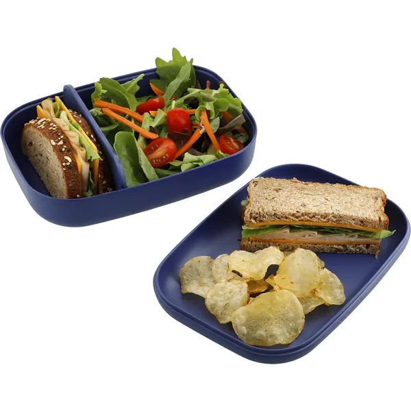 2.56" x 7.48" x 5.5" bento box with a removable divider... from ASI 66887 PCNA / Leeds