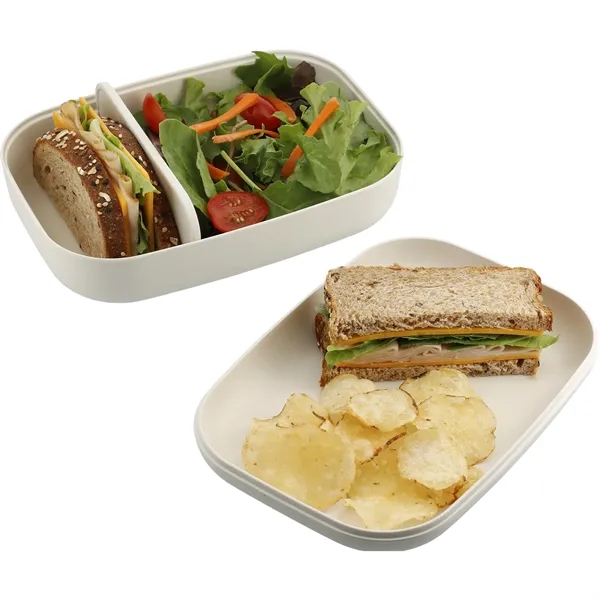 2.56" x 7.48" x 5.5" bento box with a removable divider... from ASI 66887 PCNA / Leeds