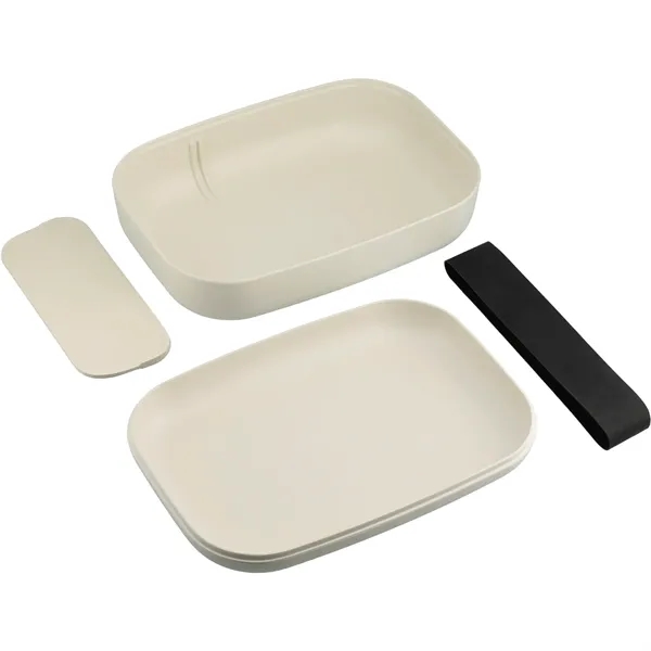 2.56" x 7.48" x 5.5" bento box with a removable divider... from ASI 66887 PCNA / Leeds
