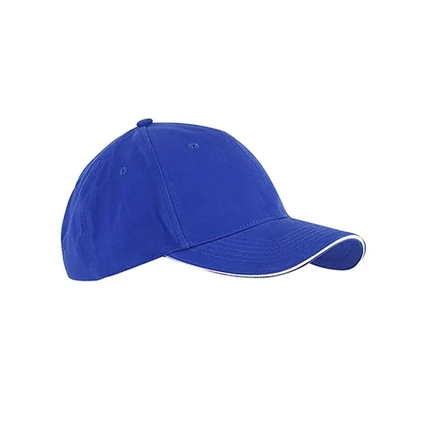 Big Accessories Brushed Twill Sandwich Cap... from ASI 84358 S&S Activewear