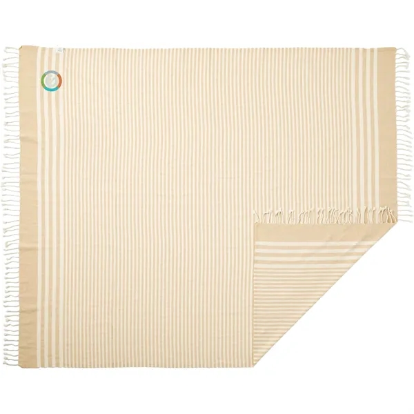 71" x 59" blanket made with 50% recycled cotton.... from ASI 66887 PCNA / Leeds