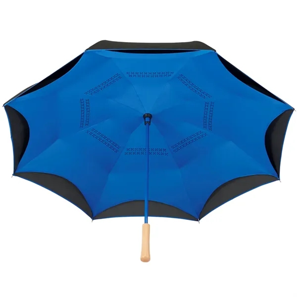 48" manual opening inverted umbrella with a rPET canopy.... from ASI 66887 PCNA / Leeds