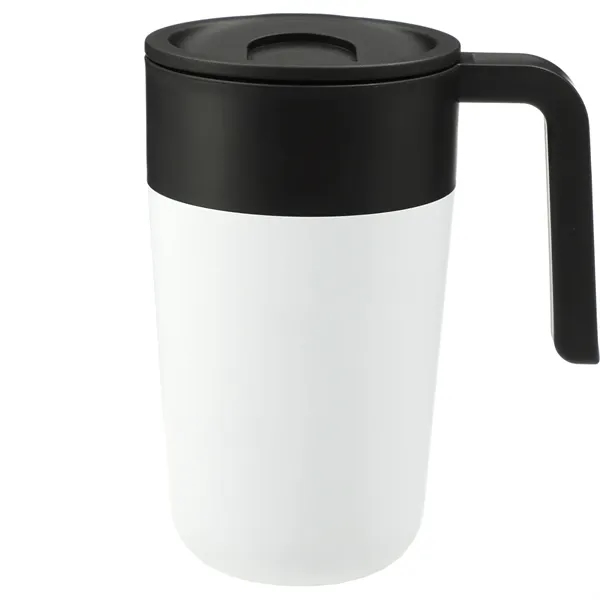 16 oz, stainless steel mug with recycled PP liner, lid and... from ASI 66887 PCNA / Bullet