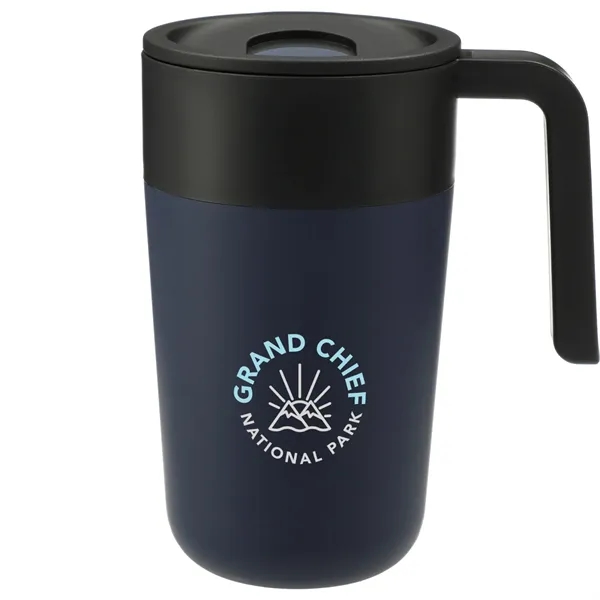 16 oz, stainless steel mug with recycled PP liner, lid and... from ASI 66887 PCNA / Bullet