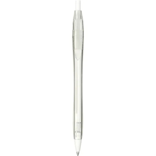 Plunger action ballpoint pen made with recycled PET.... from ASI 66887 PCNA / Bullet