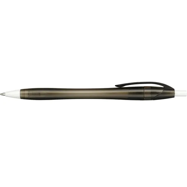 Plunger action ballpoint pen made with recycled PET.... from ASI 66887 PCNA / Bullet