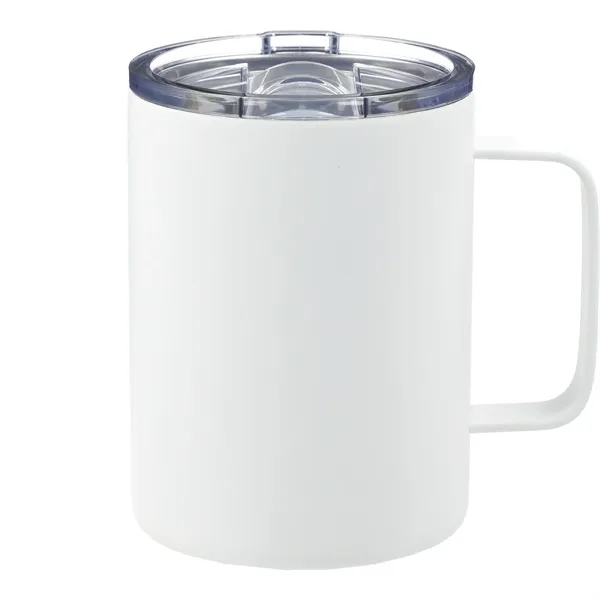 14 oz. stainless steel camping mug with double wall vacuum insulation,... from ASI 66887 PCNA / Bullet