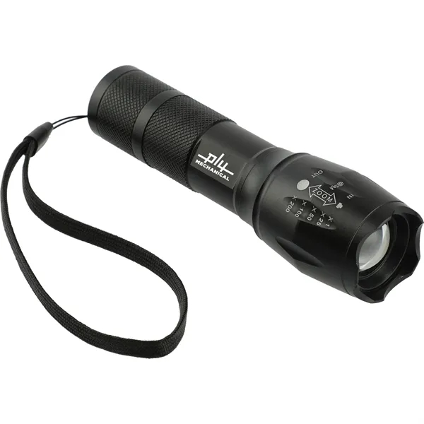 1.48" x 5.1" x 1.48" flashlight with 5 light modes... from ASI 66887 PCNA / Leeds