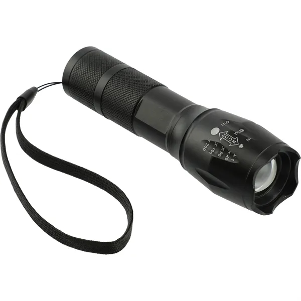 1.48" x 5.1" x 1.48" flashlight with 5 light modes... from ASI 66887 PCNA / Leeds