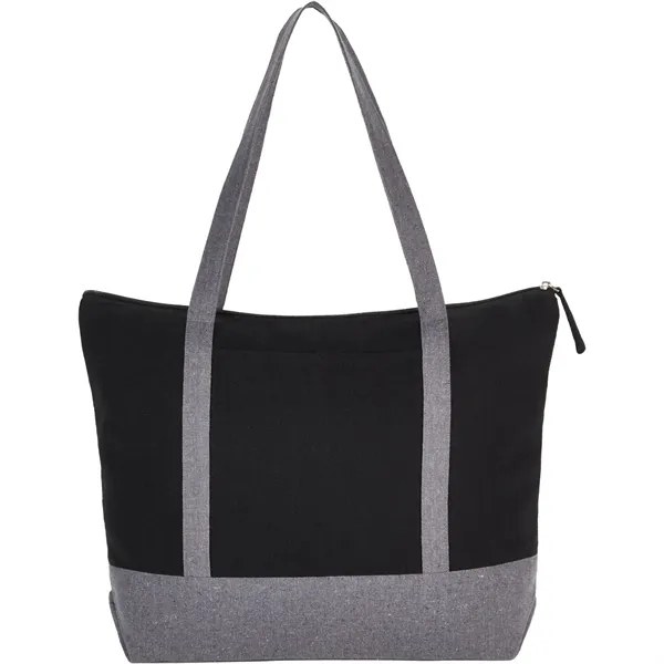 10 oz. recycled cotton tote bag with zipper closure and handles.... from ASI 66887 PCNA / Leeds